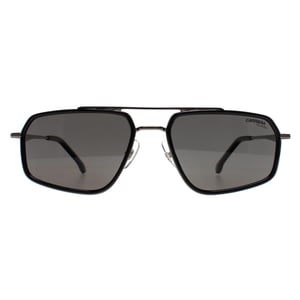 Carrera Aviator Mens Dark Ruthenium Black Grey Polarized Carrera 338/S