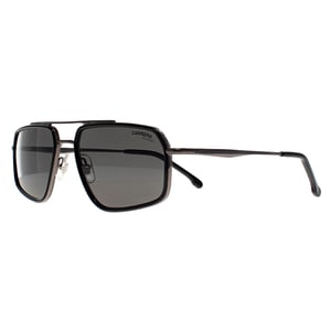 Carrera Aviator Mens Dark Ruthenium Black Grey Polarized Carrera 338/S