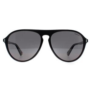 Polaroid Aviator Unisex Zwart Grijs Gepolariseerd PLD 6225/S