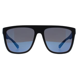 Polaroid Square Mens Matte Black Blue Blue Polarized PLD 2162/S