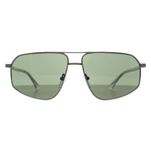 Calvin Klein Aviator Mens Matte Light Gunmetal Green CK23126S
