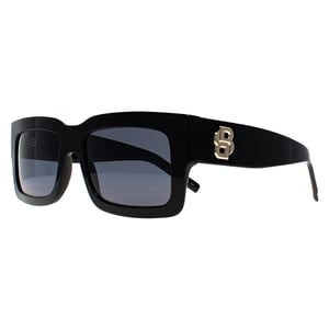 Hugo Boss Rectangle Womens Black Grey BOSS 1654/S