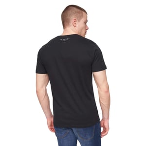Henleys Heren Scripthen Logo T-Shirt (Zwart)