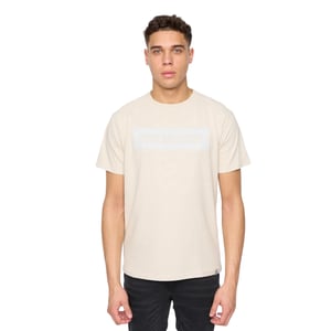 Duck and Cover Heren Chatts T-Shirt (Gebroken wit)