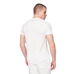 Henleys Heren Aitchen Logo T-Shirt (Gebroken wit)