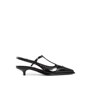 Miu Miu Läder Slingback Pumpar
