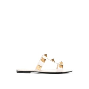 Valentino Garavani Romeinse Stud leren platte sandalen
