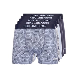 Duck and Cover Mens Quendle Boxer Shorts (Pack of 5) (Multicoloured)