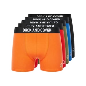 Duck and Cover Mens Thriller Boxer Shorts (Pack of 5) (Multicoloured)