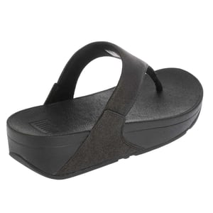 FitFlop Dames/Dames Lulu Shimmer teenpost sandalen (Zwart)