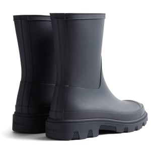 Hunter Downpour Short Boot Rubberen Dames Marineblauwe Regenlaarzen