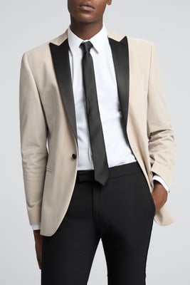 Slim Fit Velvet Jacket