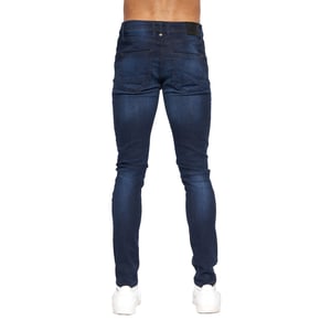 Duck and Cover Heren Maylead Slim Jeans (Donkere wasbeurt)
