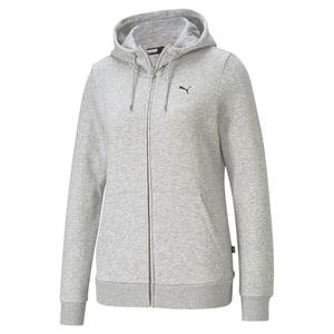 Puma Womens/Ladies Logo Full Zip Hoodie (Grey)