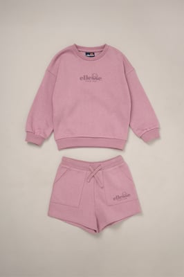 2-Piece Sweatshirt and Short Outfit Set