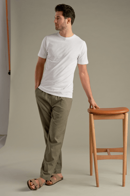 Linnen broek - leger