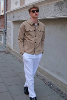 Linnen broek - wit