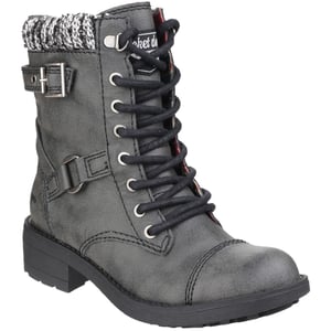 Rocket Dog Dames/dames Thunder Biker Laarzen (Zwart)