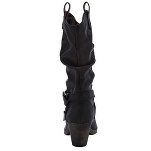 Rocket Dog Womens/Ladies Sidestep Mid-Calf Western Boot (Black)