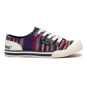 Rocket Dog Womens/Ladies Jazzin Canvas Aloe Lace Up Trainer (Multicoloured)