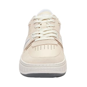 Lacoste L001 Leren Trainers voor Volwassenen (Gebroken wit)