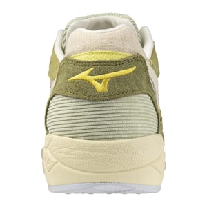 Mizuno Heren Contender Sportstyle Suede Schoenen (Groen, Wit)
