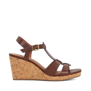 Dune Ladies Kastro - Leather Cork Wedge