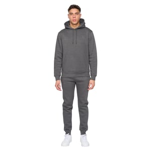 Duck and Cover Heren Merchell Hoodie en Joggers Set (Houtskool mergel)