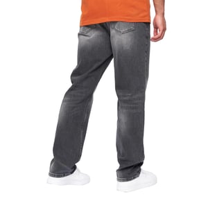 Duck and Cover Mens Rushawn Relaxed Fit Jeans (Black)