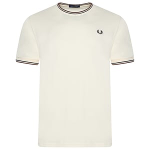 Fred Perry Twin Tipped T-Shirt Ecru