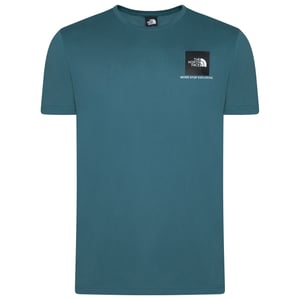 The North Face Mens Small Box T-Shirt Mallard Blue