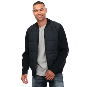 Ted Baker Heren Spores Full Zip Regular Gewatteerd Jasje (Marine)