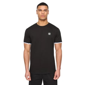Henleys Mens Henjaque T-Shirt & Shorts Set (Black)