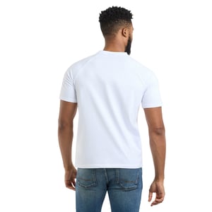 Umbro Heren Gelaagd Box Logo T-Shirt (Briljant wit)