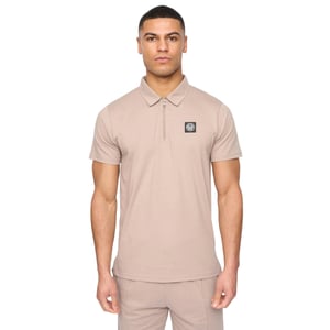 Henleys Mens Henychill Polo and Shorts Set (Taupe)