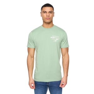 Henleys Heren Hentitled Katoenen T-Shirt (Salie Groen)