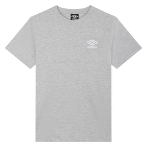 Umbro Dames/Dames Core Klassiek T-Shirt (Grijs gemêleerd/wit)