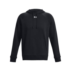 Under Armour Unisex Adult Rival Fleece Hoodie (Black/White)