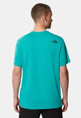 The North Face Mens T Shirt SS Easy Tee Porcelain Green