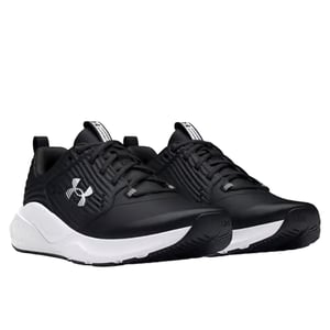 Under Armour Volwassen Charged Commit TR4-trainers voor uniseks (Zwart, Wit)