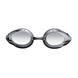 Arena Unisex Adult Tracks Mirror Swimming Goggles (Black/Smoke)