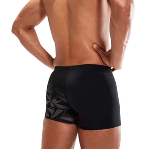 Speedo V-Cut badshorts för herrar (Svart/grå)