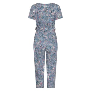 Mountain Warehouse Jumpsuit Santorini med blommig omlott för damer/damer (Grått)