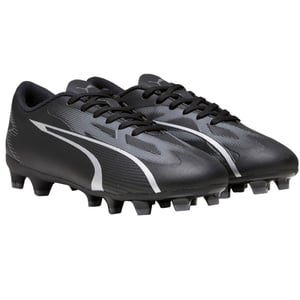 Puma Childrens/Kids Ultra Play Football Boots (Black/Silver)