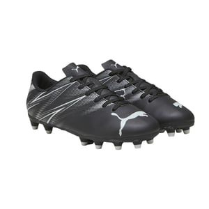 Puma Attacanto voetbalschoenen voor kinderen (Zwart/Zilver)