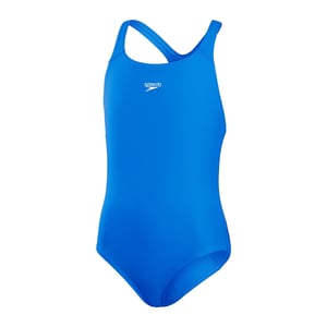 Speedo Meisjesmedaillewinnaar uithoudingsvermogen + zwempak uit één stuk (Blauw)