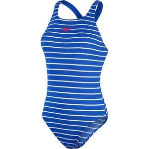 Speedo Dames/Dames Medalist ééndelig badpak (Blauw/Wit)