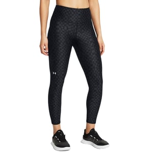 Under Armour Dames/Dames HeatGear bedrukte enkellange legging (Zwart)