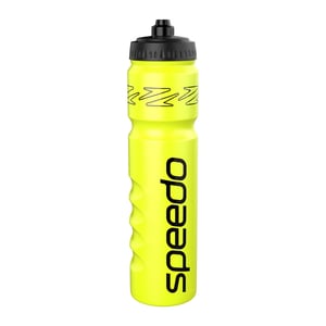 Speedo Logo 1L waterfles (Geel/zwart)