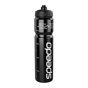 Speedo Logo 1L waterfles (Zwart/Wit)